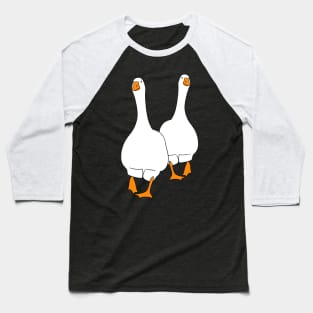 Walking Geese Baseball T-Shirt